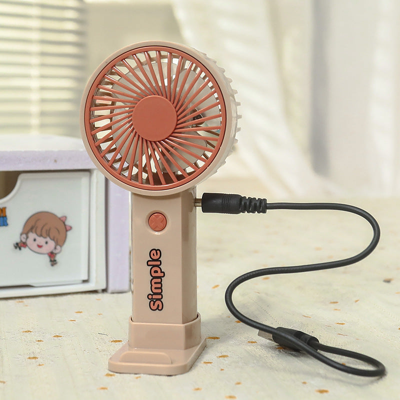 Damen Tragbarer Handventilator mit wiederaufladbarem USB-Anschluss und leichtgewichtiger Bauweise Karnz