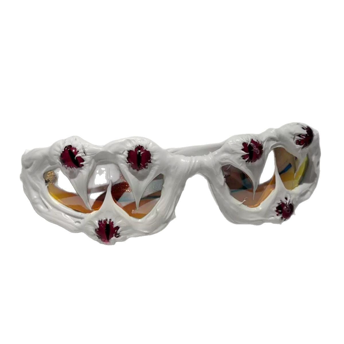 Damen extravagante Sonnenbrille mit einzigartigem Rahmen und auffälligem Detail Karnz