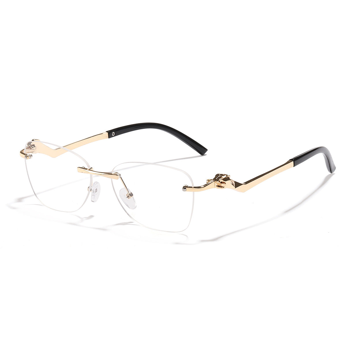 Damen modische Sonnenbrille mit stilvollen geometrischen Akzenten Karnz