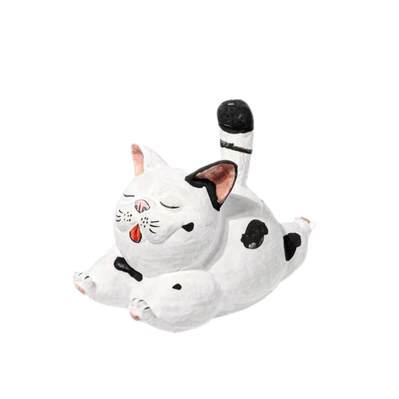 Dekorativer Katzenfigur