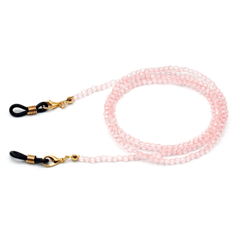 Beaded Eyewear Chain with Adjustable Fasteners Karnz