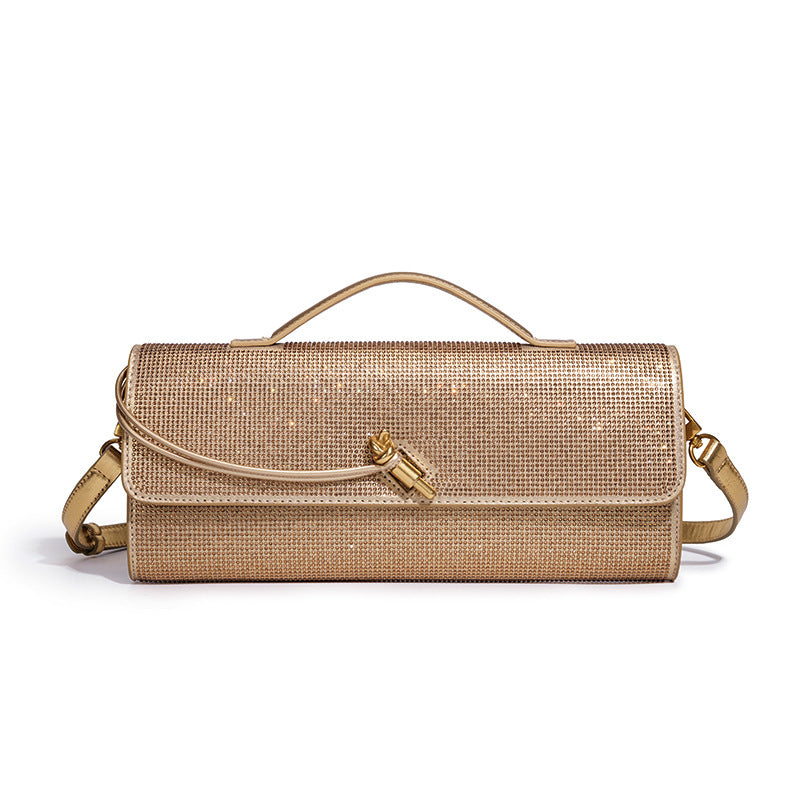 Glänzende Abend-Clutch-Tasche Karnz