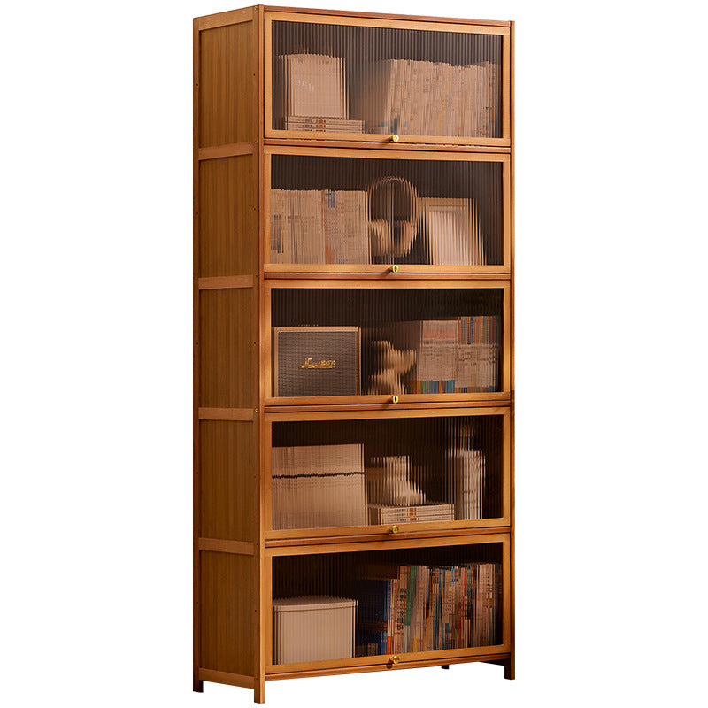 Bücherregal Mit Transparenten Glastüren Und Stabilen Ablageflächen Karnz