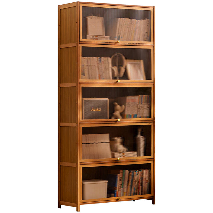 Bücherregal Mit Transparenten Glastüren Und Stabilen Ablageflächen Karnz