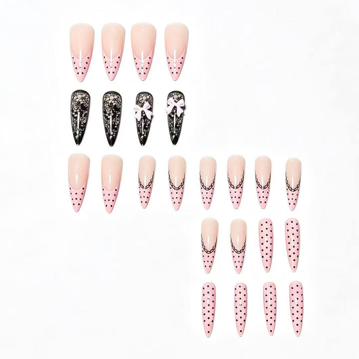 Chic Elegante Druck auf Nagelspitzen Karnz