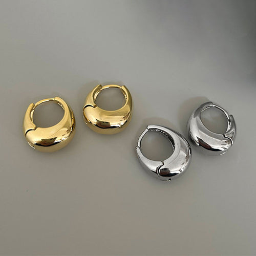 Edelstahl Creolen mit Modernem Design Karnz