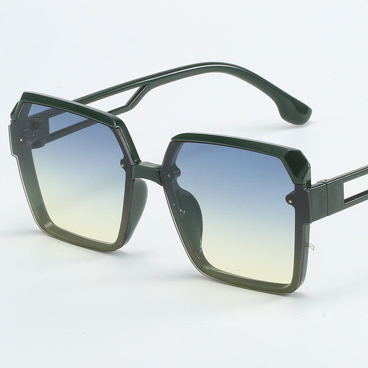 Damen modische quadratische Sonnenbrille mit filigranem Design Karnz
