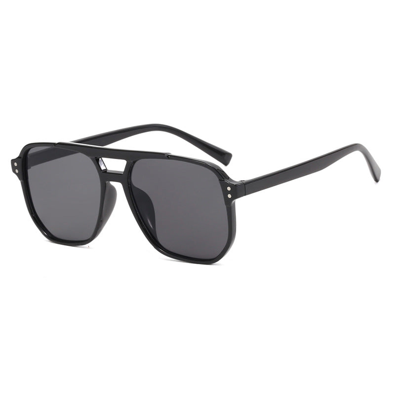 Damen oversized Sonnenbrille mit geometrischem Design und UV-Schutz Karnz