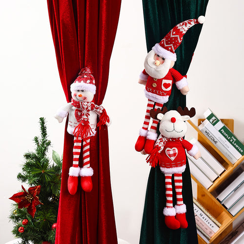 Dekorative Weihnachtsmann Vorhanghalter Karnz