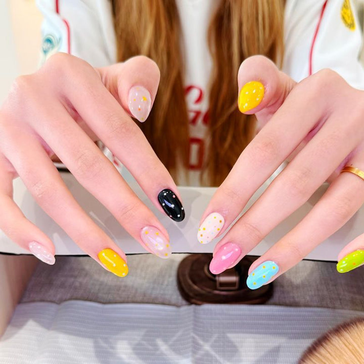 Verspielt Hase-Themen Press-On Nagelkunst Set Karnz