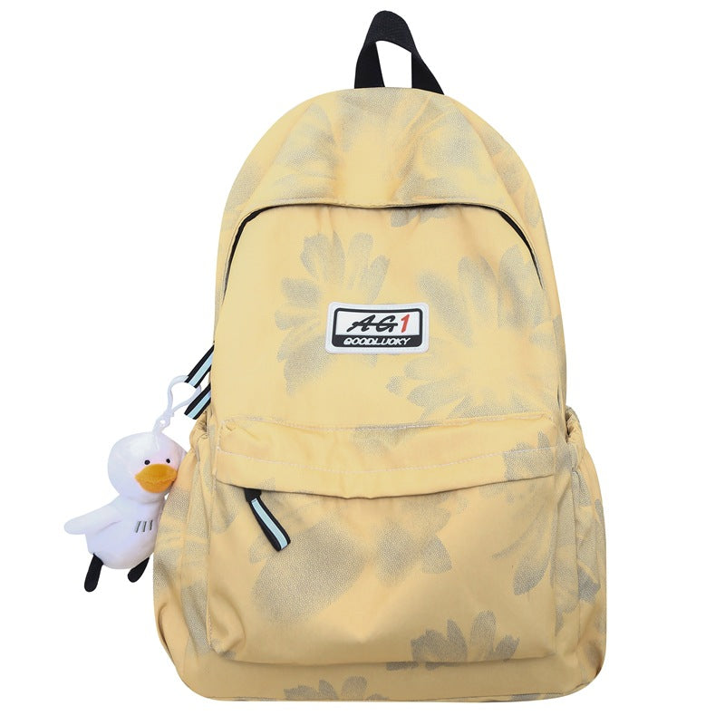 Verspielt Blumendruck Rucksack