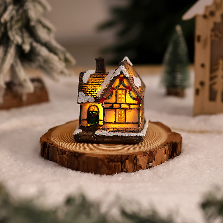 Dekorative Weihnachtsbeleuchtungshaus Karnz