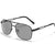 Damen elegante Oversized-Sonnenbrille mit farbverlaufenden Gläsern Karnz