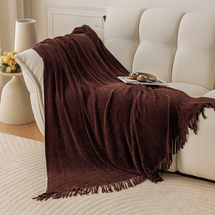 Heimdekoration Strickwurfdecke