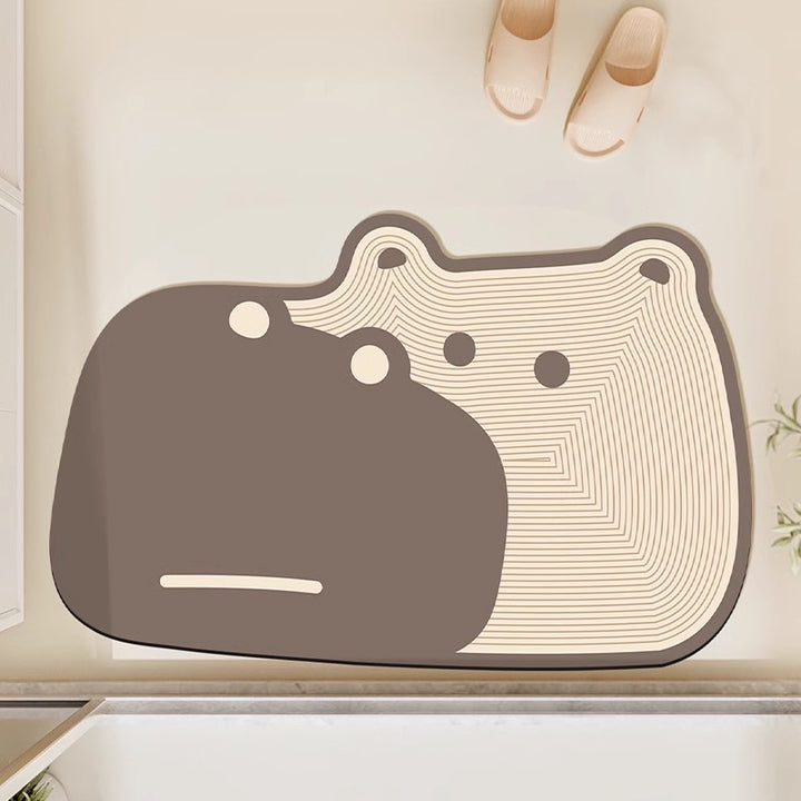 Adorable Frosch-förmige Badmatte