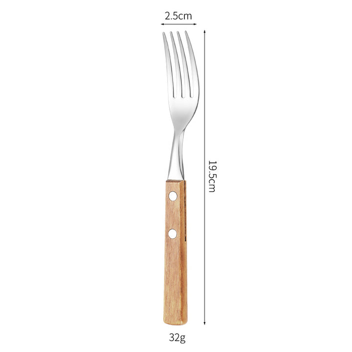 Dessertlöffel mit Ergonomischem Holzgriff Karnz