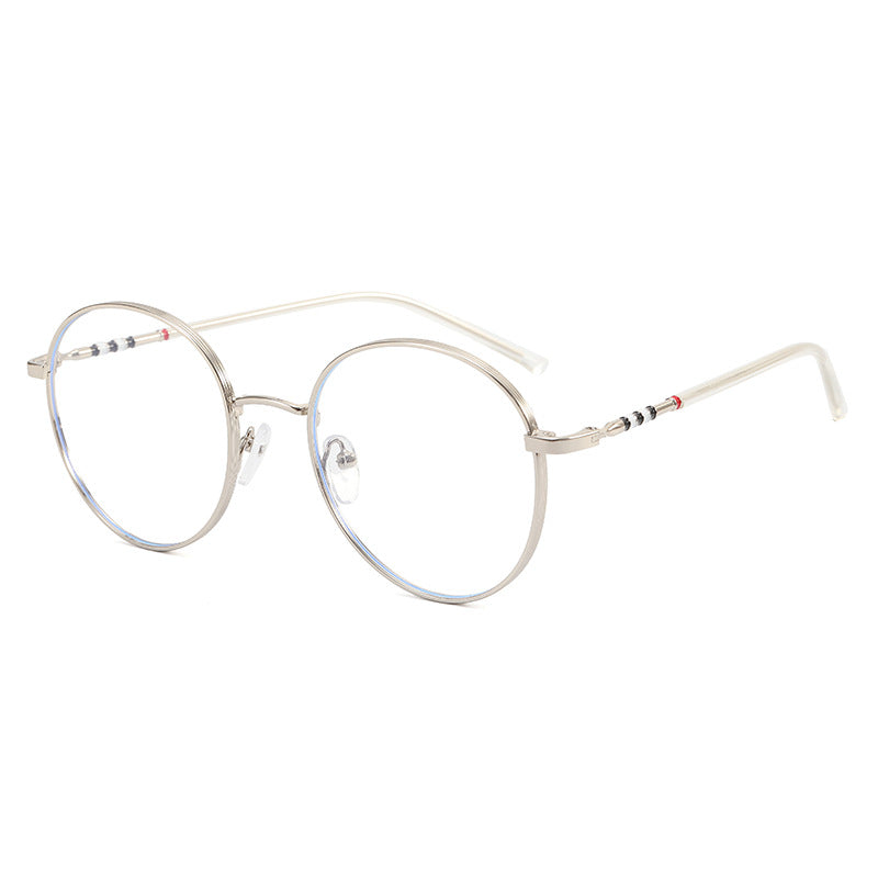 Damen modische runde Sonnenbrille mit elegantem Metallrahmen Karnz
