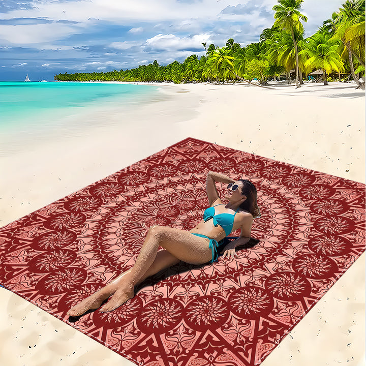 Mandala Design Strandmatte Karnz