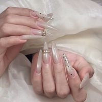 Elegante sculpted Stiletto Nägel