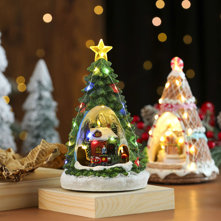 LED-Weihnachtsbaum-Globusschmuck Karnz