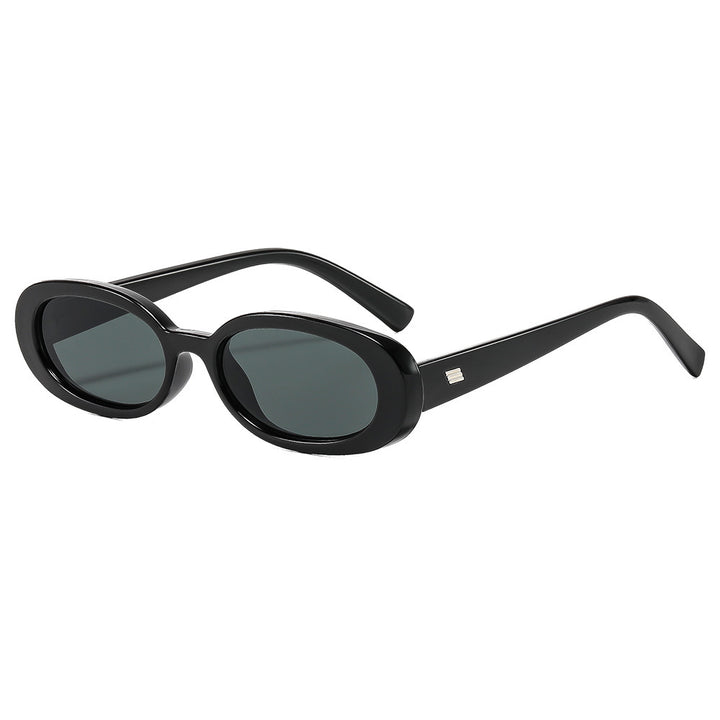 Stylische ovale Rahmen Sonnenbrille Karnz