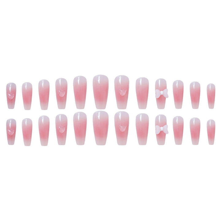 Blumengeschmücktes Press-On-Nagelset