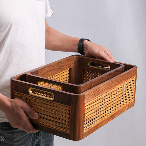 Artisan handgewebte Lagerkiste Karnz