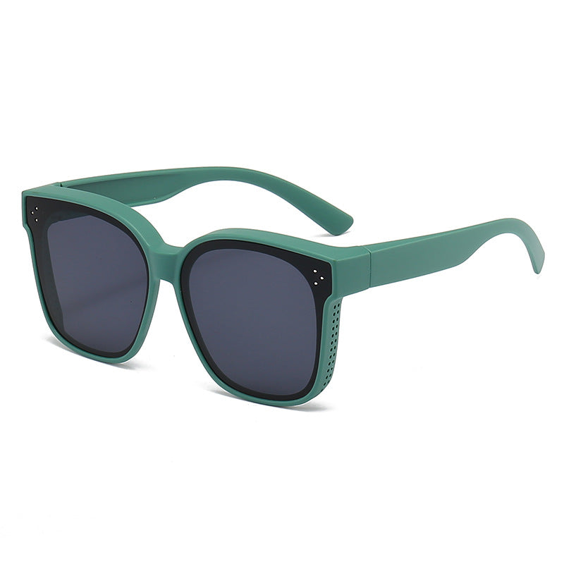 Damen modische quadratische Sonnenbrille mit innovativem Lüftungssystem Karnz