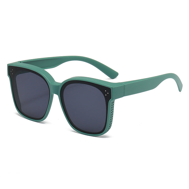 Damen modische quadratische Sonnenbrille mit innovativem Lüftungssystem Karnz