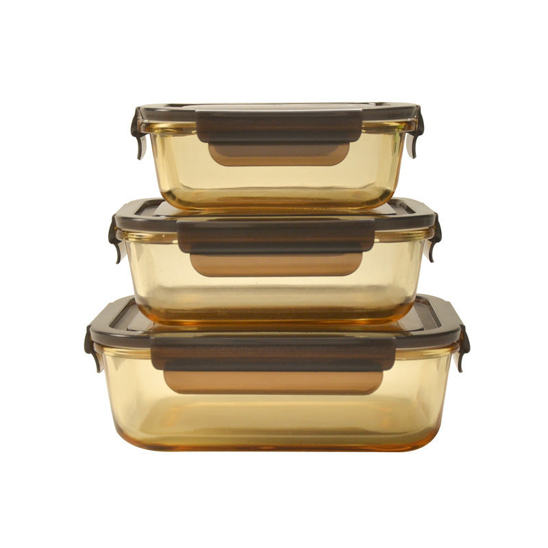Damen luftdichte Aufbewahrungsboxen-Set aus Glas Karnz