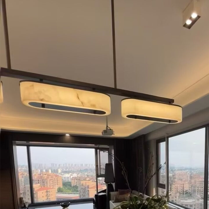 Moderne elegante lineare Pendelleuchte