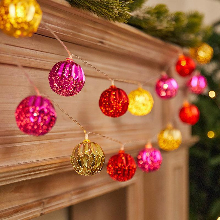 Farbige LED Weihnachtslichterkette Karnz