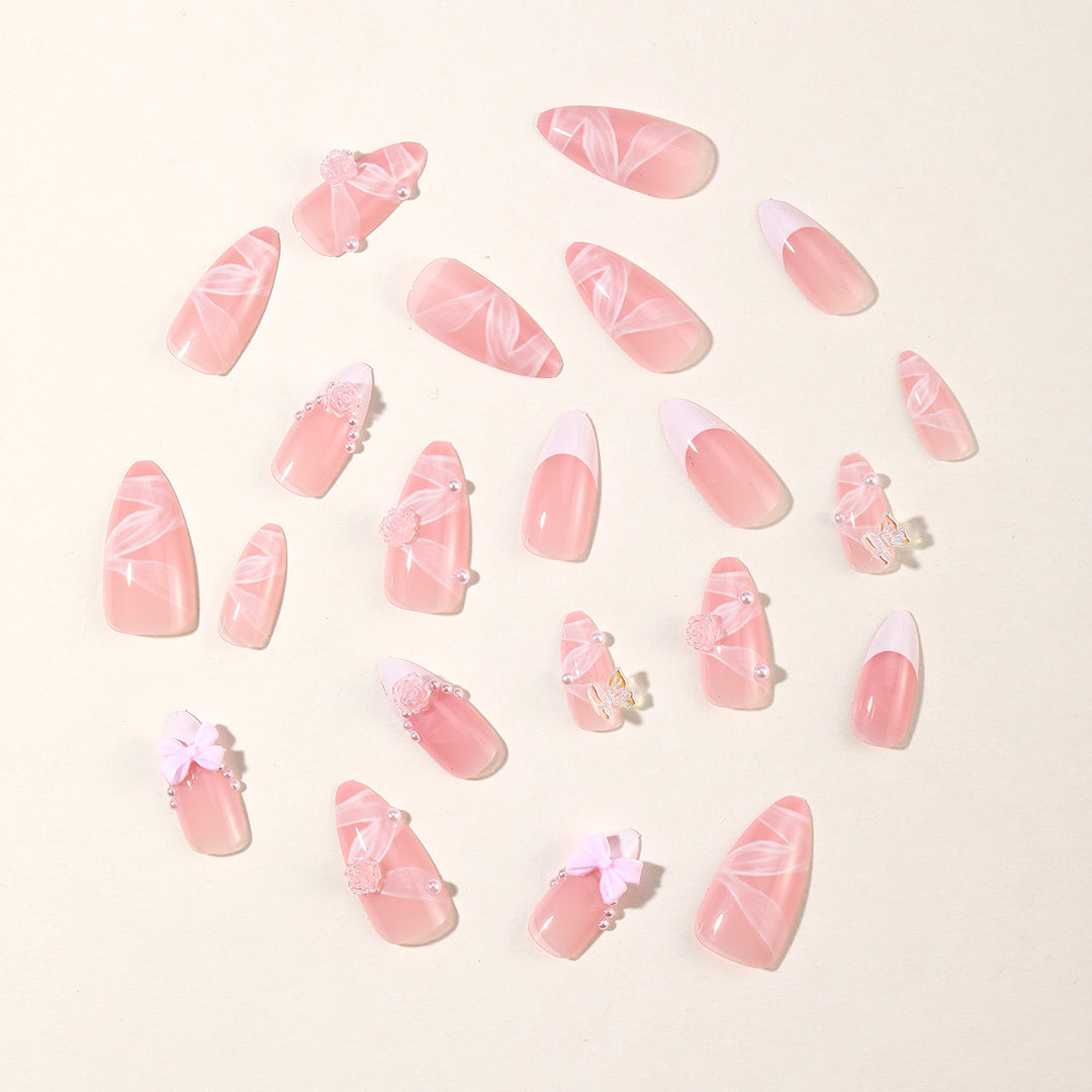 Dekorative Acryl Stiletto Nagelverlängerungen Karnz 1789713480