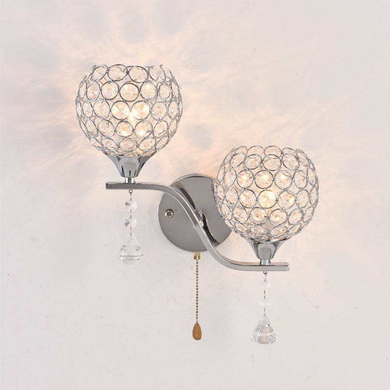 Kristallakzent-Wandlampe