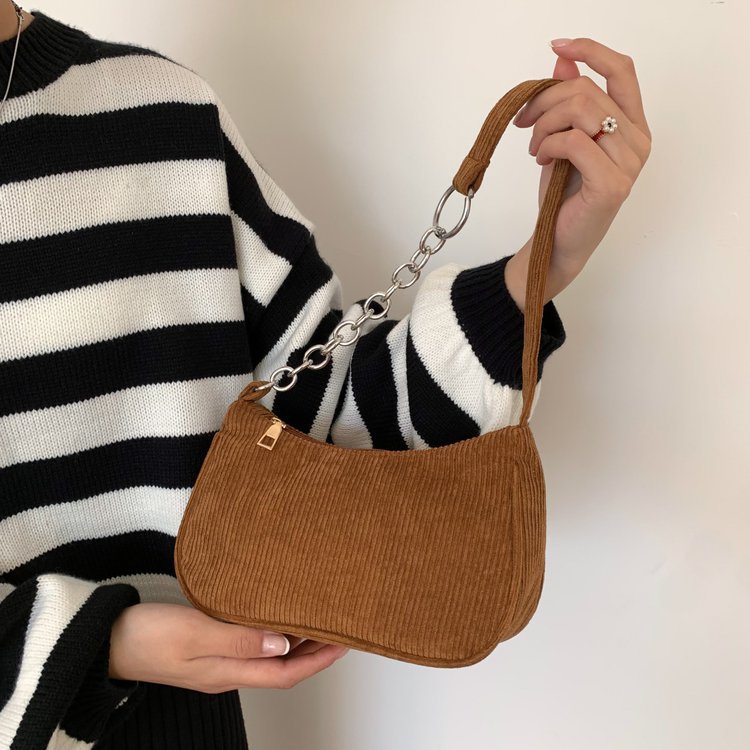 Modische Cord Handtasche Karnz