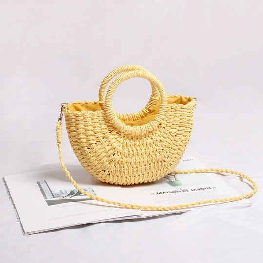 Damen Handtasche mit geflochtenem Design Karnz
