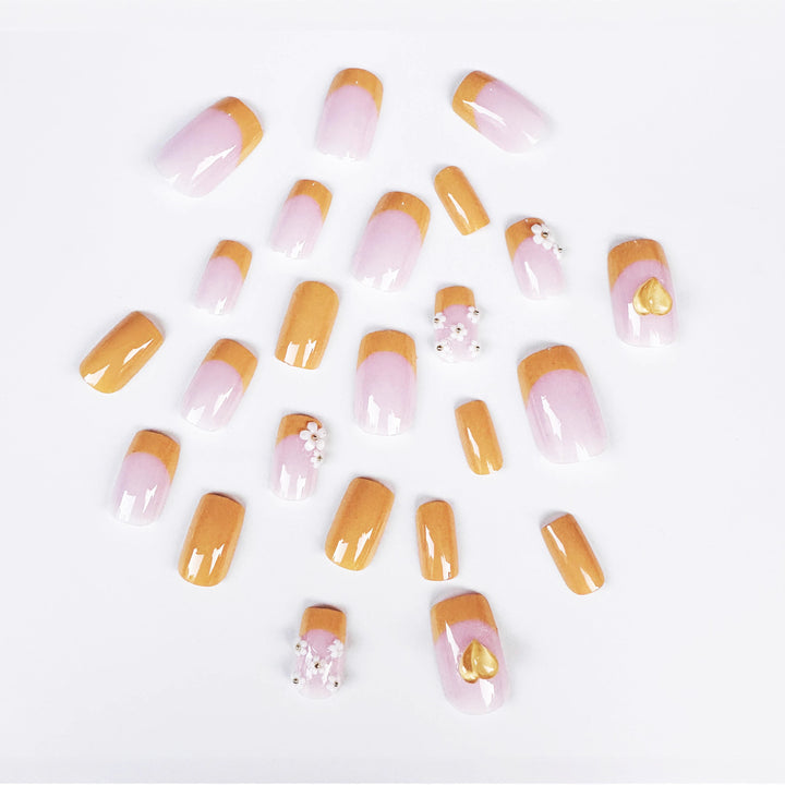 Floral Acryl Nagelspitzen Karnz