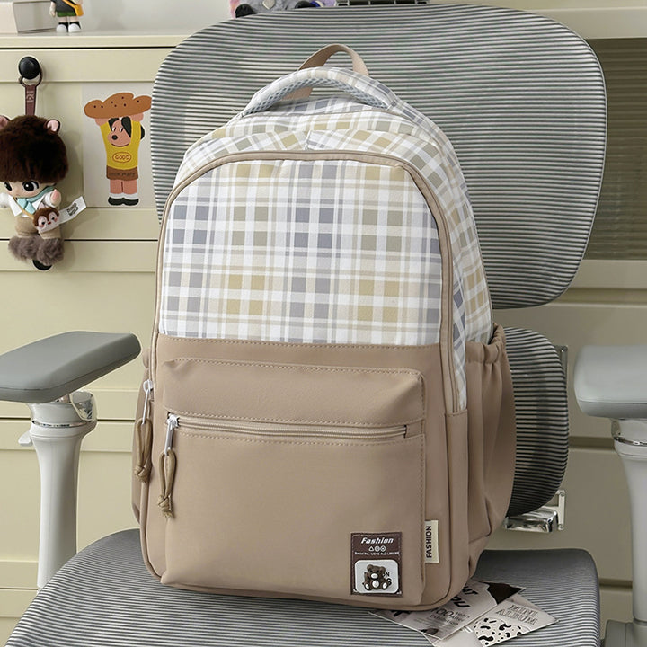 Stylischer Karo-Design-Rucksack Karnz