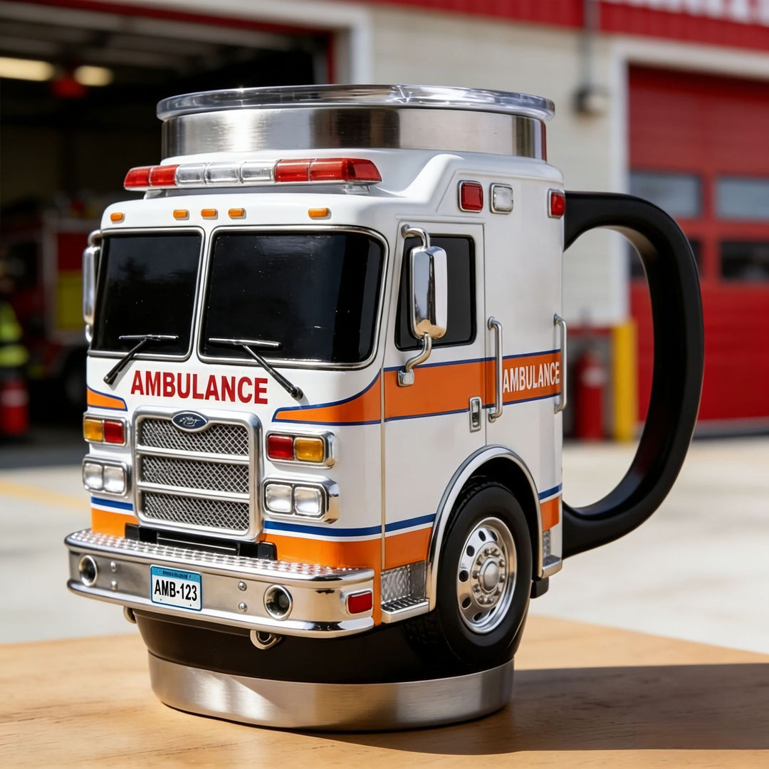 Rettungswagen-Themen Kaffeetasse Karnz