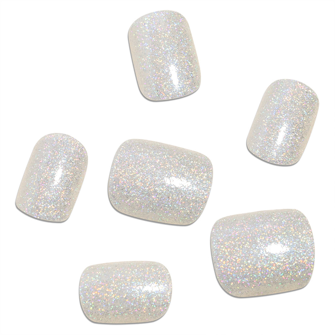 Glitzernde Press-On-Nagelspitzen Karnz
