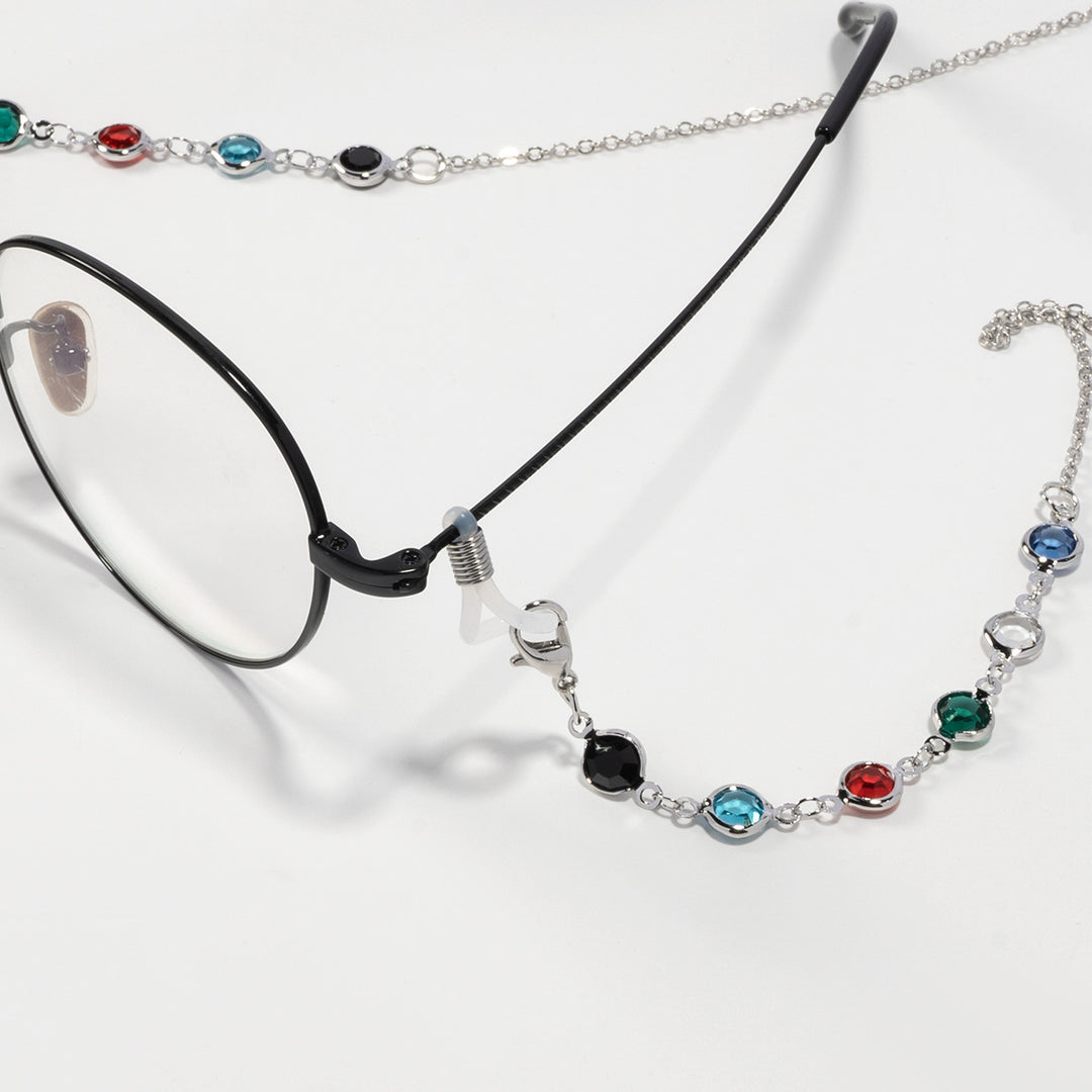 Künstlerische mit Kristallen verbesserte Brillen Kette Karnz