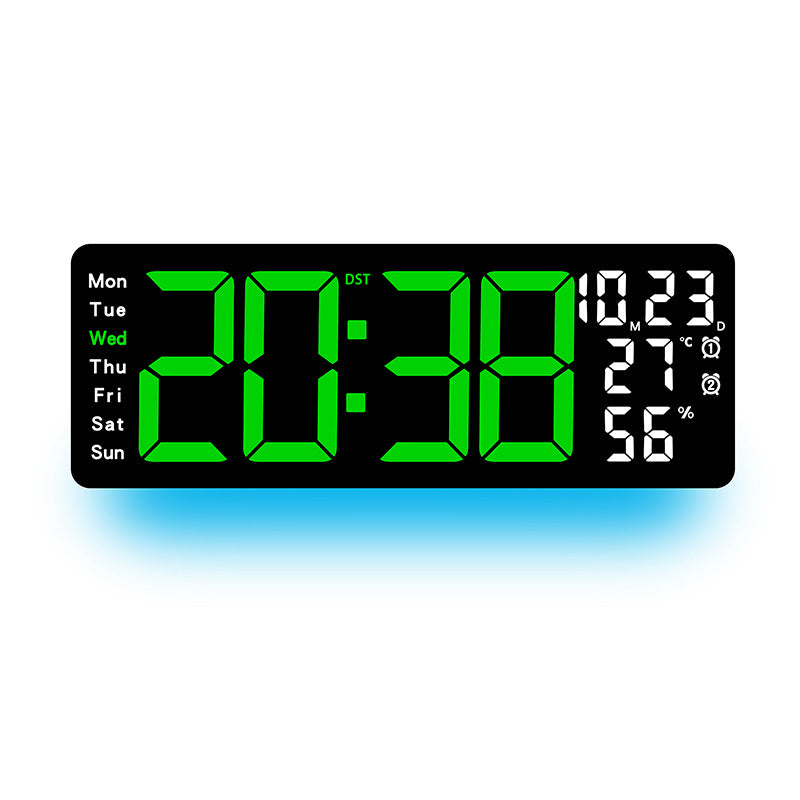 Digitaler Multifunktionswecker mit farbiger LED-Anzeige Karnz