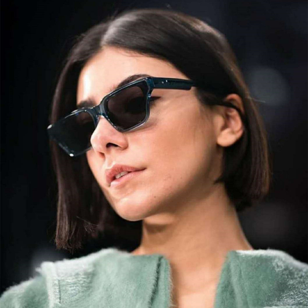 Damen modische Oversized-Sonnenbrille mit modernem Rahmen Karnz