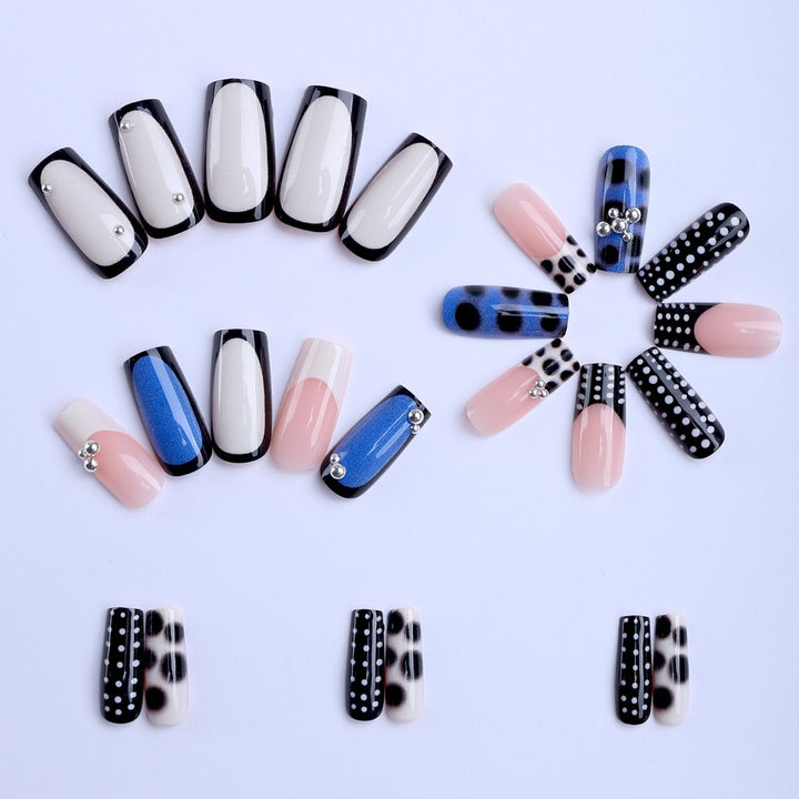Kreative Nagelset mit 3D-Dekoration Karnz