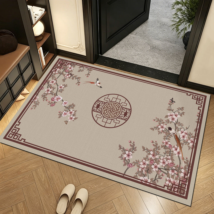 Eleganter orientalischer gemusterter Eingangsbereichsteppich