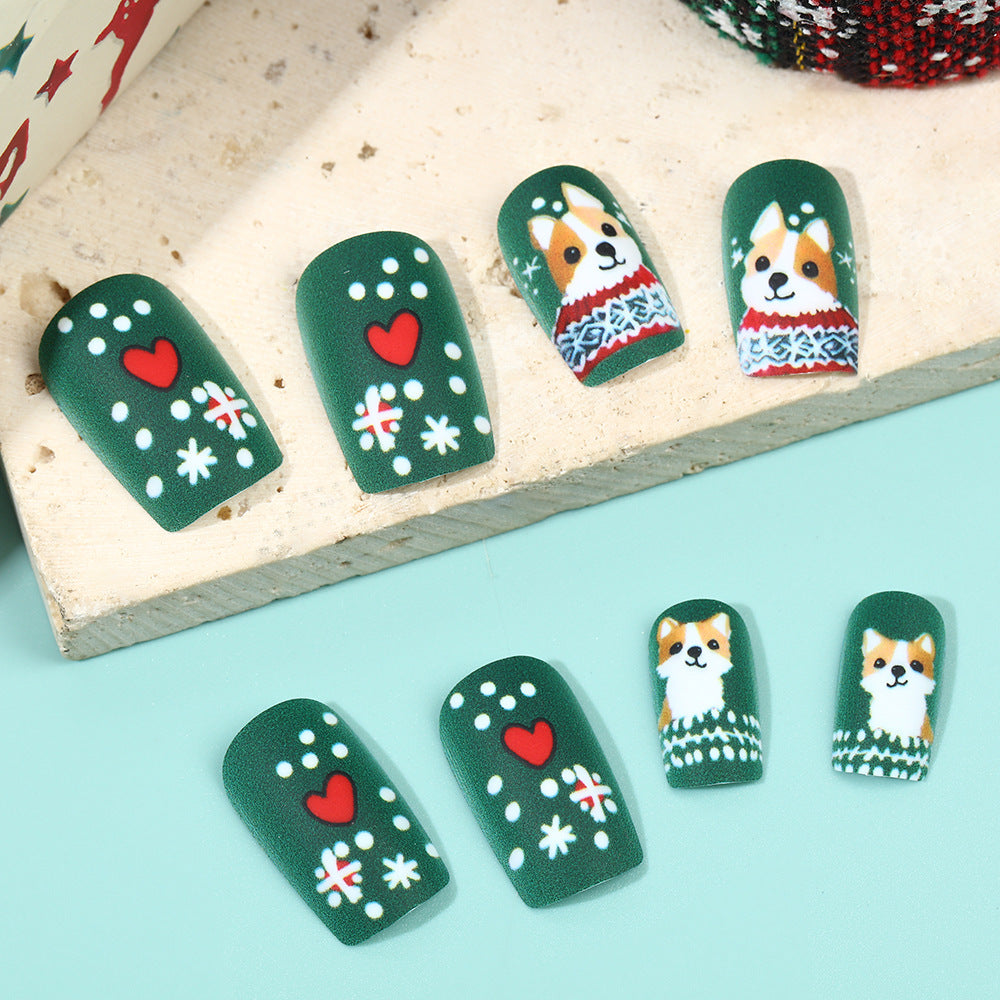 Kreative Weihnachtskunstnägel Karnz