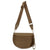 Damen Hochwertige Crossbody-Handtasche mit doppeltem Reißverschluss Karnz