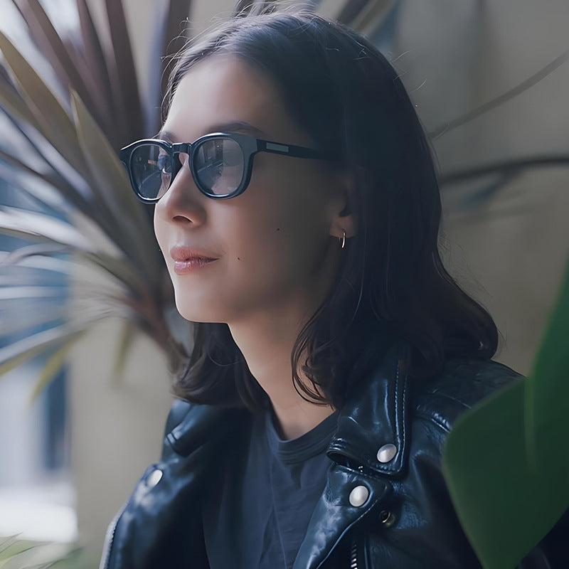 Damen Geometrische Sonnenbrille im eleganten Design Karnz