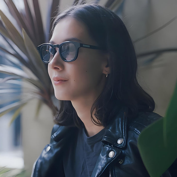 Damen Geometrische Sonnenbrille im eleganten Design Karnz