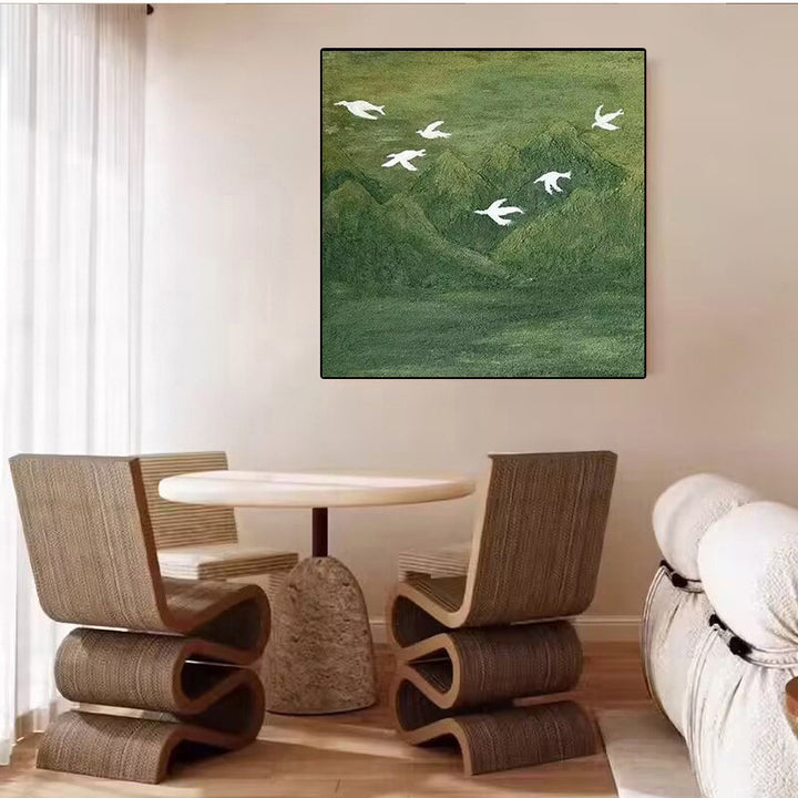 Abstrakte Landschaft Leinwandkunst
